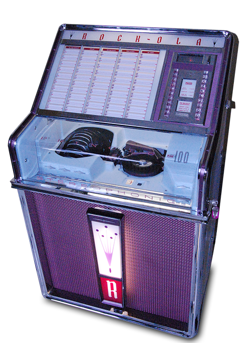 Link to page for Rock-Ola Princess jukebox model 1493