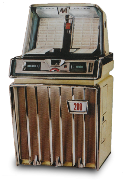 link to page for Bal-Ami model J jukebox of 1959